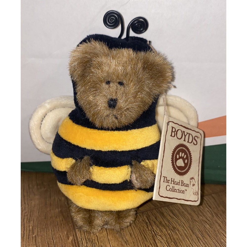 Boyds Bears QVC Calendar‎ 4 inch Bear 'Junebeary' With Tags Mini Peeker for June